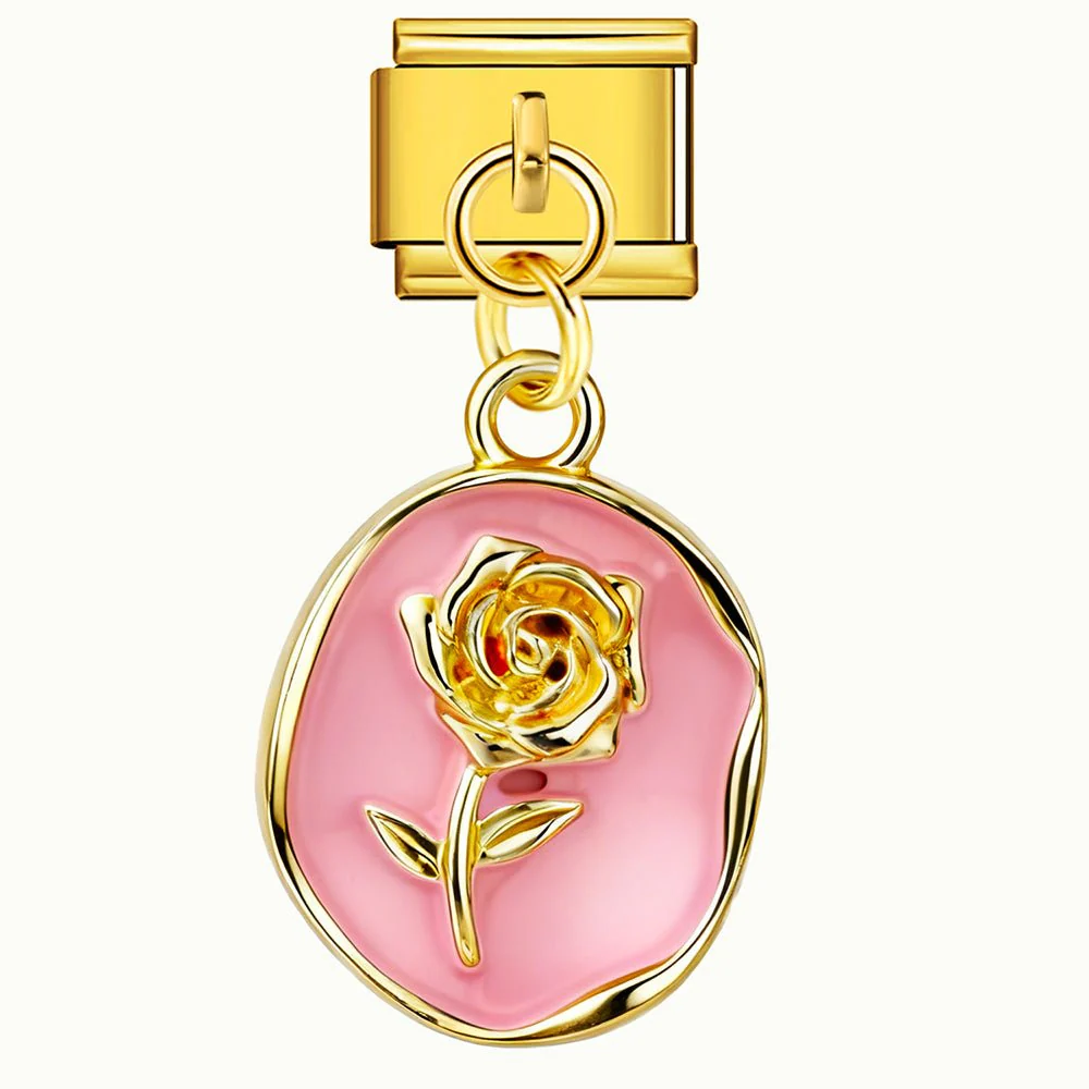 Dangling Rose Pendant