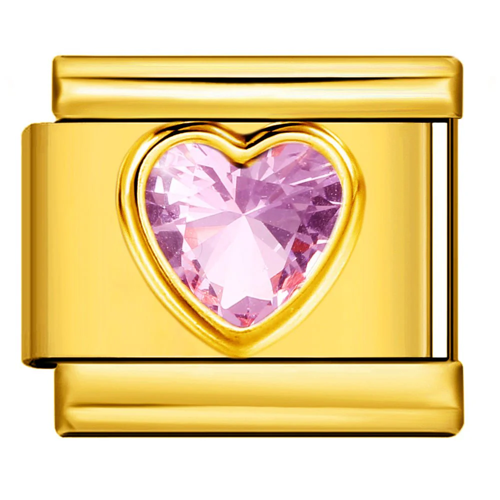 Pink Gem Heart - Image 2