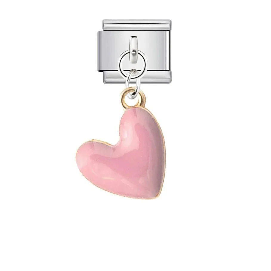 Dangling Pink Heart