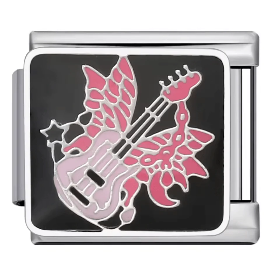 Pink Rock Guitar