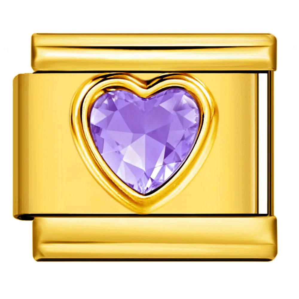 Purple Gem Heart - Image 2